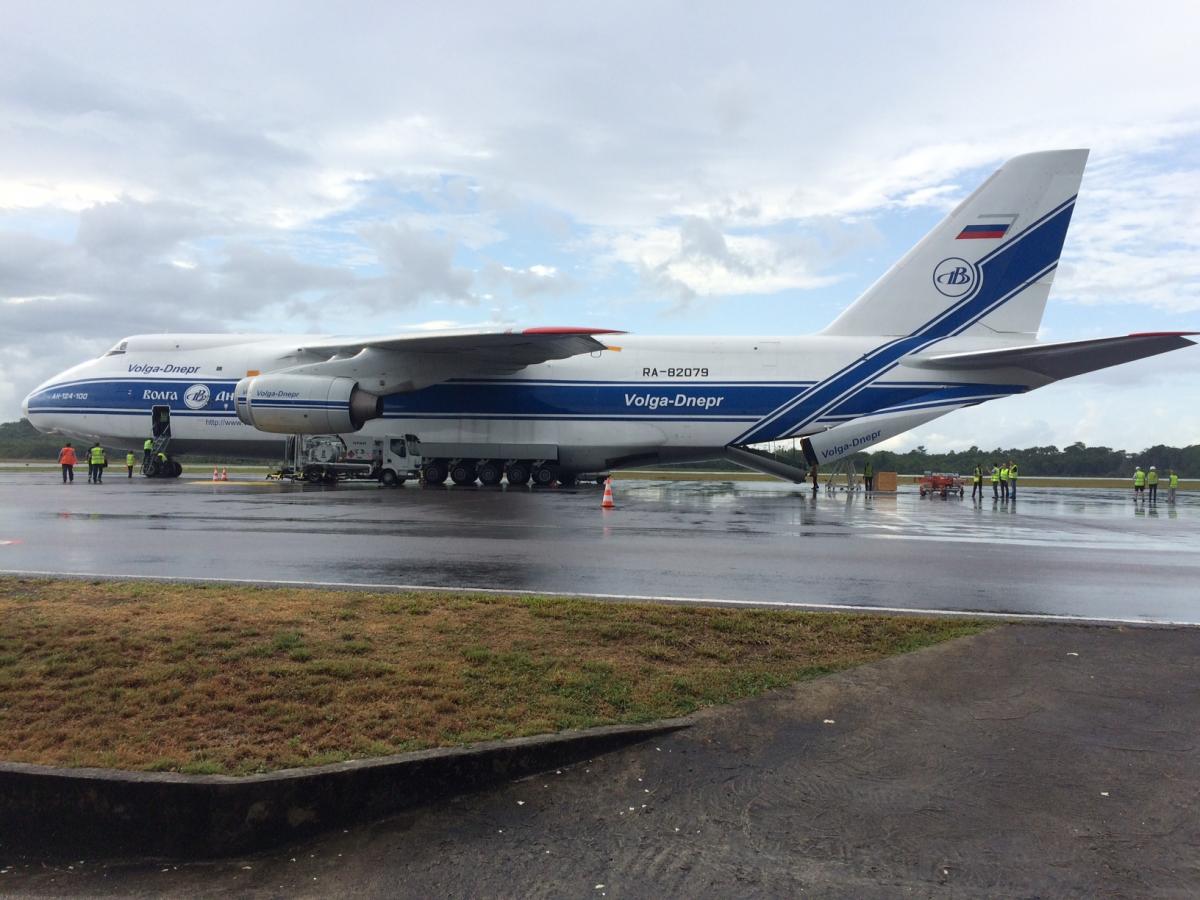 LISA Pathfinder Antonov at Cayenne Airport LISA Pathfinder Antonov at Cayenne Airport