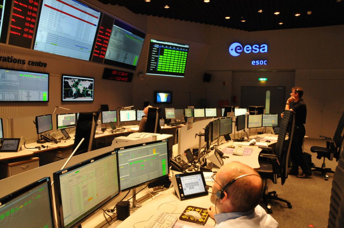 Mission training at ESOC Mission training at ESOC