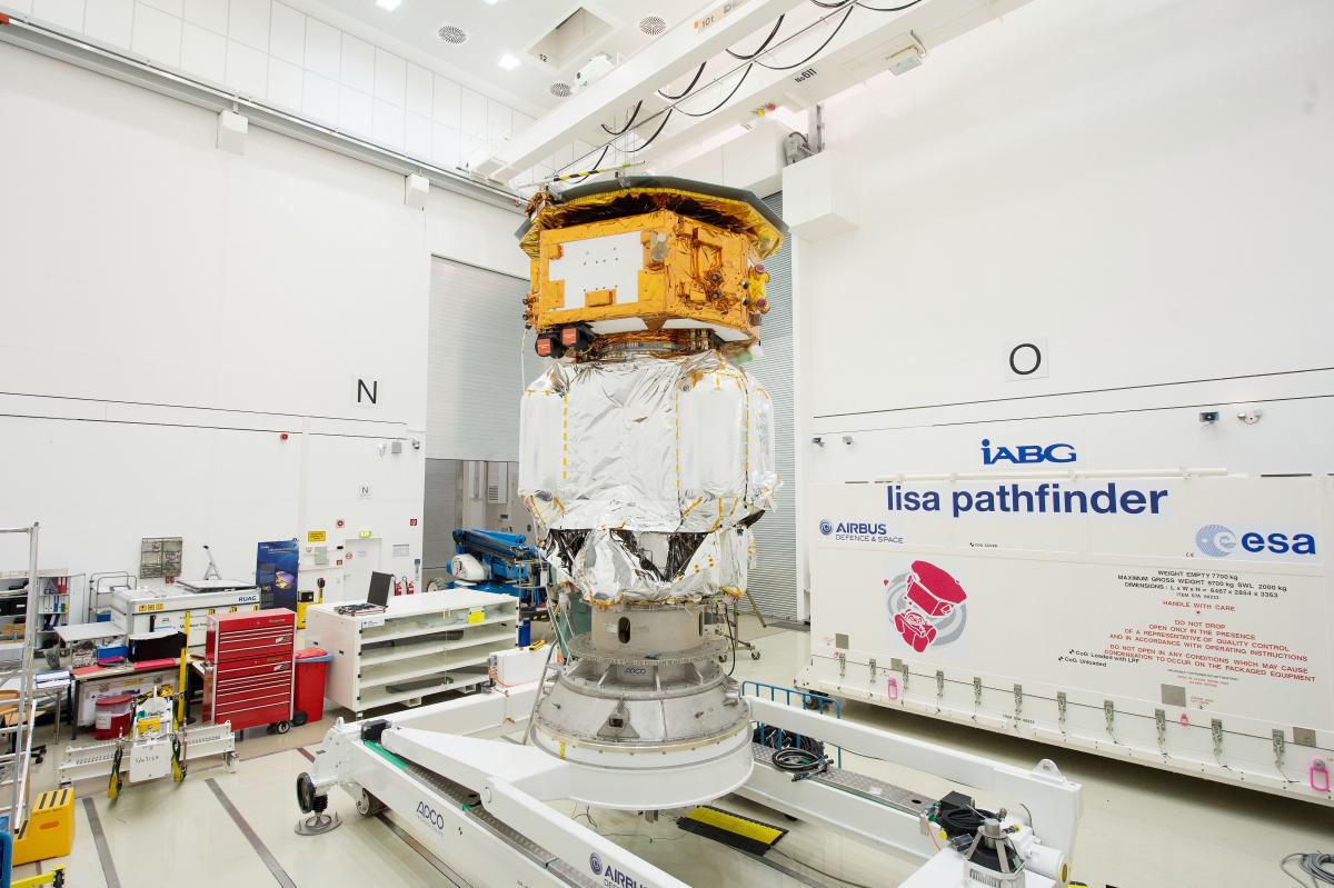 LISA Pathfinder launch composite LISA Pathfinder launch composite