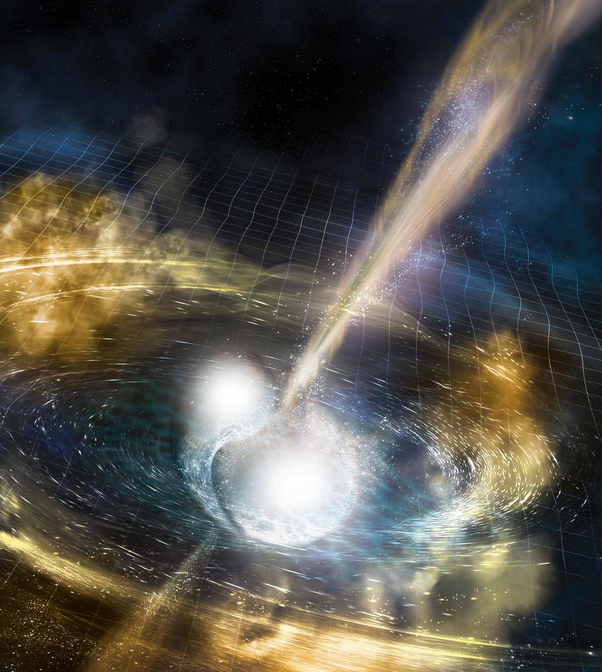 Colliding neutron stars Colliding neutron stars